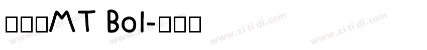 卡利斯MT Bol字体转换